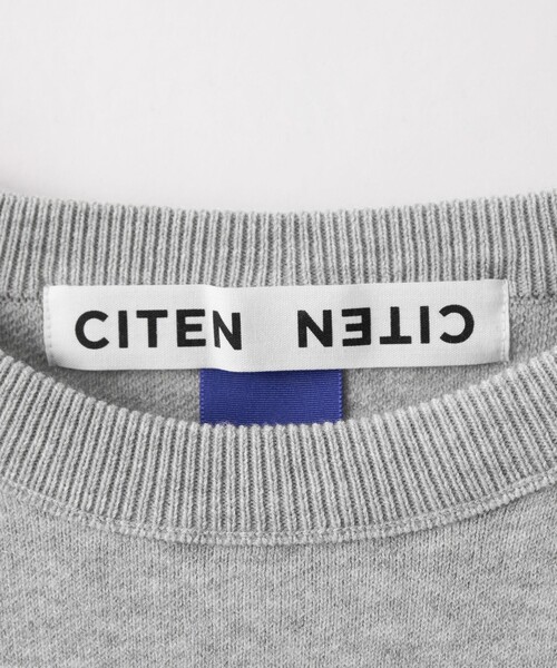 CITEN（シテン）の「＜CITEN＞スウエットライクプルオーバーニット（ニット/セーター・レディース・ダークグレー/ライトグレー・FREE）」の18枚目の写真