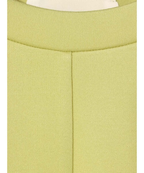 MIDIUMISOLID（ミディウミソリッド）の「MIDIUMISOLID for Ladies フロントシームロングTシャツ（Tシャツ/カットソー・レディース・イエロー/ブラック/アイボリー・FREE）」の6枚目の写真