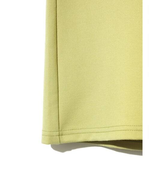 MIDIUMISOLID（ミディウミソリッド）の「MIDIUMISOLID for Ladies フロントシームロングTシャツ（Tシャツ/カットソー・レディース・イエロー/ブラック/アイボリー・FREE）」の20枚目の写真