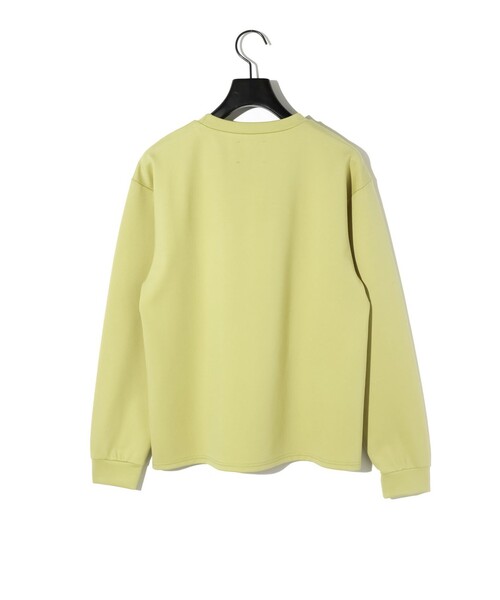 MIDIUMISOLID（ミディウミソリッド）の「MIDIUMISOLID for Ladies フロントシームロングTシャツ（Tシャツ/カットソー・レディース・イエロー/ブラック/アイボリー・FREE）」の21枚目の写真