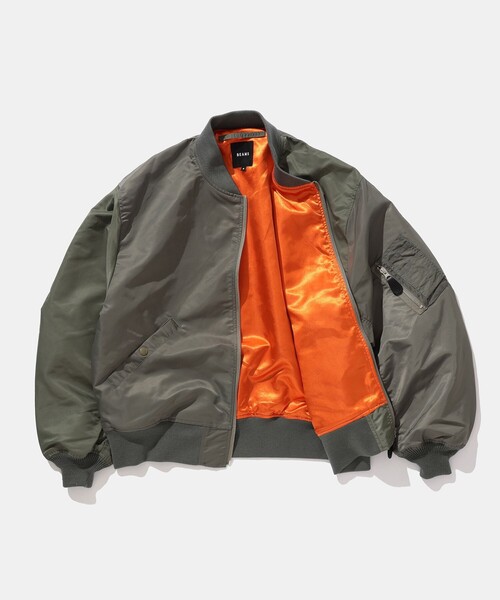 撥水 ワイドフィット クレイジー MA-1 BEAMS（ビームス）の「BEAMS / クレイジー MA-1（MA-1）」 - WEAR