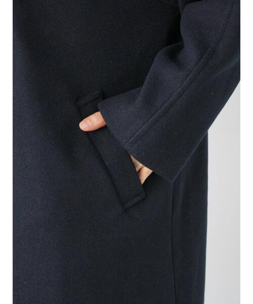 Lugnoncure(ルノンキュール)の「ウールライクステンカラーコート(その他アウター・レディース・レッド/ブラウン/ネイビー・F)」の15枚目の写真