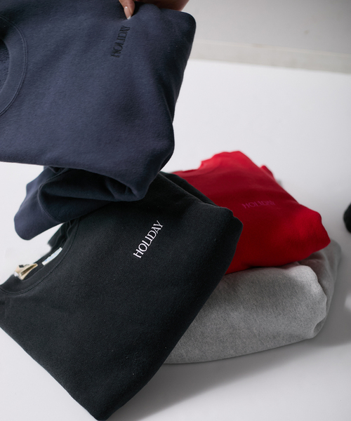 CHAMPION×JOURNAL STANDARD HOLIDAY スウェット CHAMPION×JOURNAL STANDARD】by HOLIDAY REVERSE WEAVE CREW