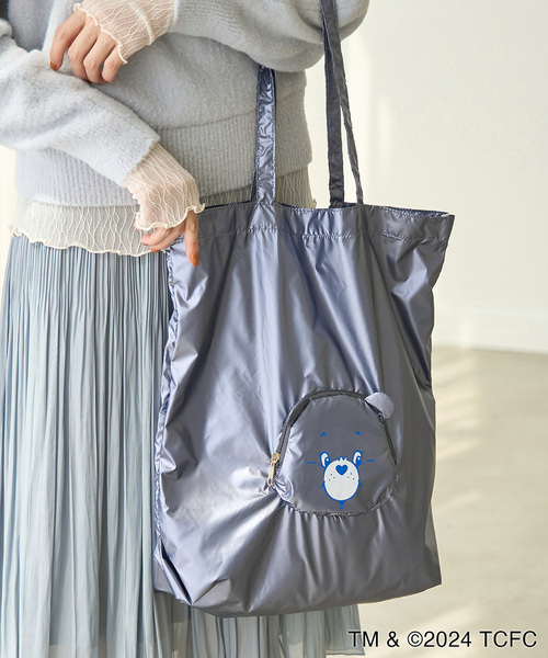 ROPE' PICNIC（ロペピクニック）の「【Care Bears(ケアベア)×ROPE' PICNIC】パッカブルエコバッグ（エコバッグ/サブバッグ・レディース・ブラウン/サックスブルー/ピンク/キナリ/ホワイト系その他7・FREE）」の4枚目の写真