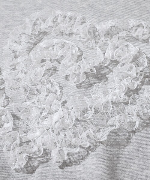 Firsthand(ファーストハンド)の「Firsthand/ファーストハンド オーガニックコットン レースコード刺繍スウェット(スウェット・レディース・グレー/チャコールグレー・FREE)」の21枚目の写真