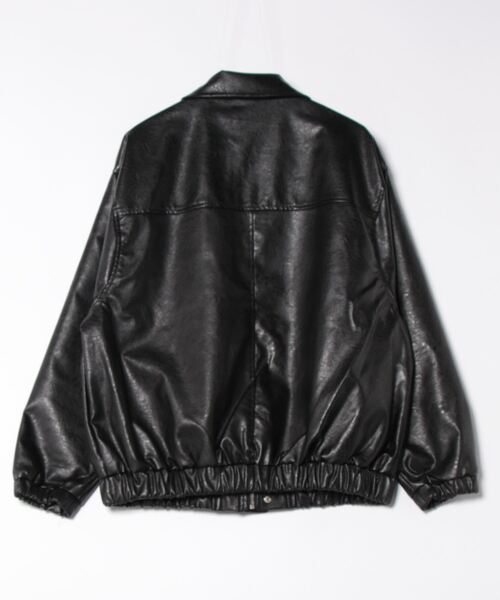 clear（クリア）の「アンティークレザーロング丈ブルゾン[ヴィンテージ フェイクレザー 華奢見え] ≪2025SS新作≫（その他アウター・レディース・ブラック/ブラウン/ライトベージュ・F）」の18枚目の写真