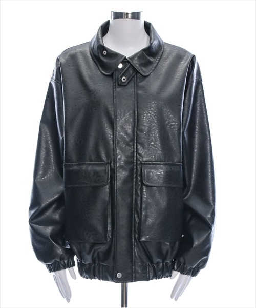 clear（クリア）の「アンティークレザーロング丈ブルゾン[ヴィンテージ フェイクレザー 華奢見え] ≪2025SS新作≫（その他アウター・レディース・ブラック/ブラウン/ライトベージュ・F）」の20枚目の写真