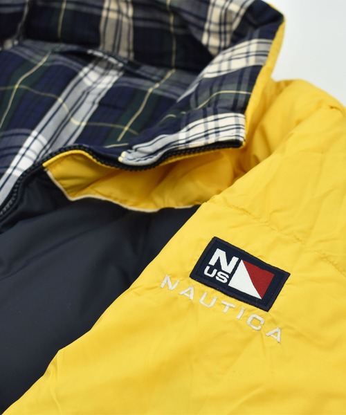NAUTICA（ノーティカ）の「【ヴィンテージ古着】90’s NAUTICA リバーシブル ダウンジャケット（ダウンジャケット/コート・メンズ・イエロー・X-LARGE）」の3枚目の写真