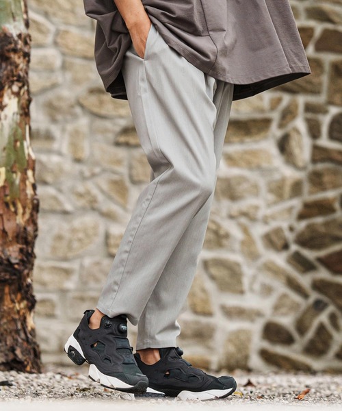 CAMBIO（カンビオ）の「mp13091- TR Relax Tapered Easy Pants イージーパンツ（その他パンツ・メンズ・チャコール/ブラック/ミックスグレー・S/M/L）」の16枚目の写真