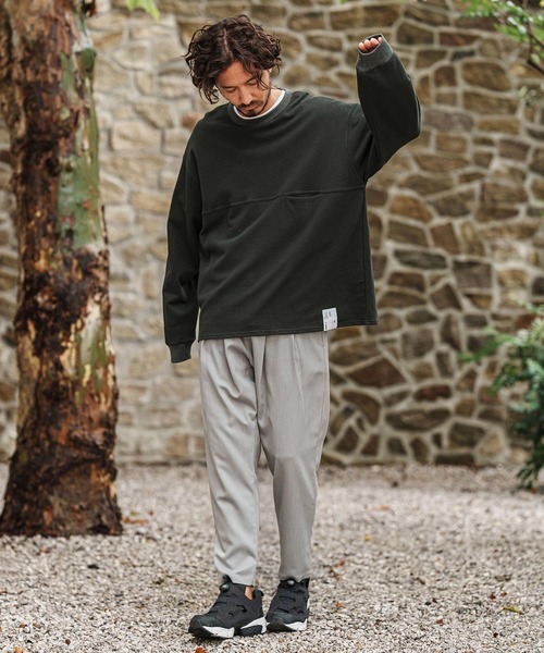 CAMBIO（カンビオ）の「mp13091- TR Relax Tapered Easy Pants イージーパンツ（その他パンツ・メンズ・チャコール/ブラック/ミックスグレー・S/M/L）」の11枚目の写真