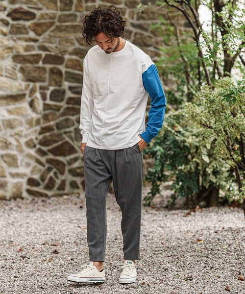 CAMBIO（カンビオ）の「mp13091- TR Relax Tapered Easy Pants イージーパンツ（その他パンツ・メンズ・チャコール/ブラック/ミックスグレー・S/M/L）」の4枚目の写真