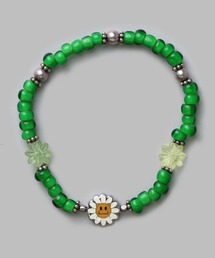 LION HEART（ライオンハート）の「“LEO”フラワービーズブレスレット(ビーズ用ゴムタイプ)【LION HEART   ライオンハート】（ブレスレット）」