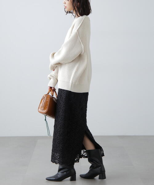 FREE'S MART(フリーズマート)の「◆チュールフラワーシアーナロースカート(スカート・レディース・ブラック/ホワイト・SMALL/MEDIUM)」の10枚目の写真