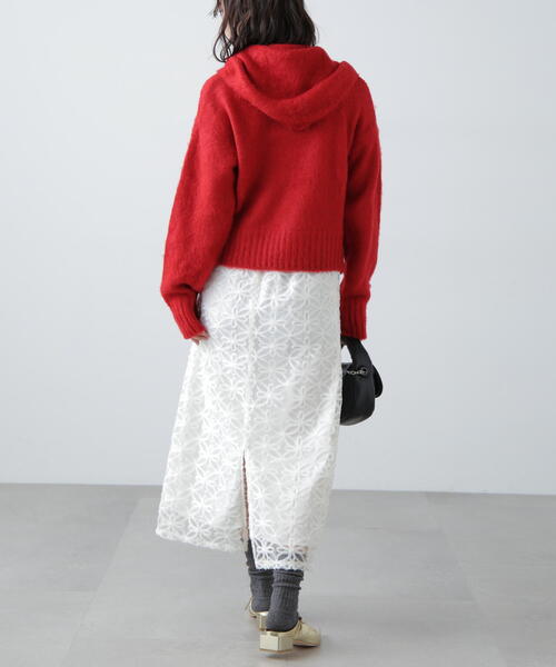 FREE'S MART(フリーズマート)の「◆チュールフラワーシアーナロースカート(スカート・レディース・ブラック/ホワイト・SMALL/MEDIUM)」の20枚目の写真