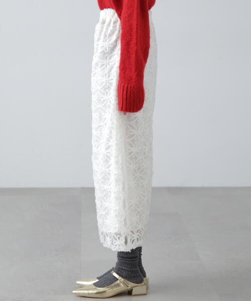 FREE'S MART(フリーズマート)の「◆チュールフラワーシアーナロースカート(スカート・レディース・ブラック/ホワイト・SMALL/MEDIUM)」の22枚目の写真