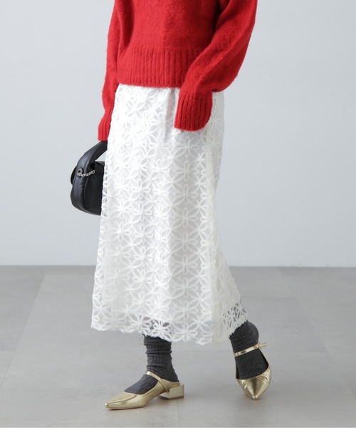 ◆チュールフラワーシアーナロースカート（スカート）｜FREE'S MART（フリーズマート）