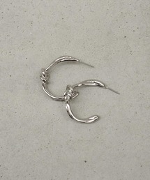 ダブル ライン ノット ピアス