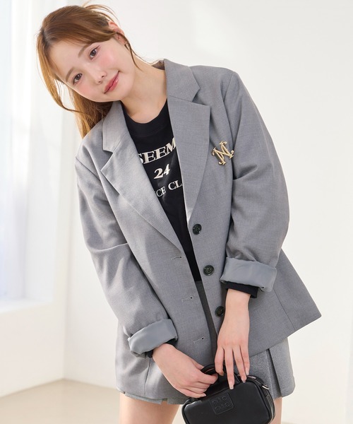 one after another NICE CLAUP(ワンアフターアナザーナイスクラップ)の「セットアップ対応/プリーツミニスカート(スカート・レディース・キャメル/ネイビー/アイボリー/グレー・SMALL/MEDIUM)」の21枚目の写真
