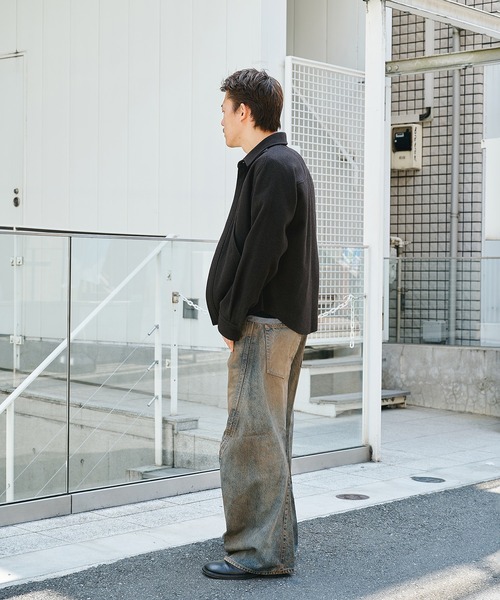 3D TWISTED WIDE LEG JEANS（デニムパンツ）｜NVRFRGT（ネヴァー