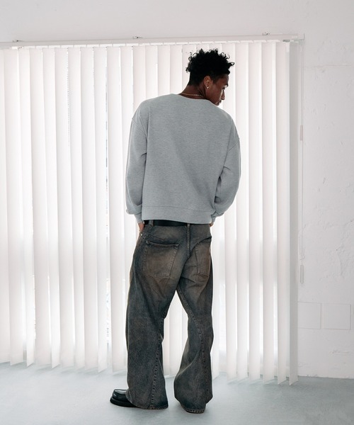 3D TWISTED WIDE LEG JEANS（デニムパンツ）｜NVRFRGT（ネヴァー