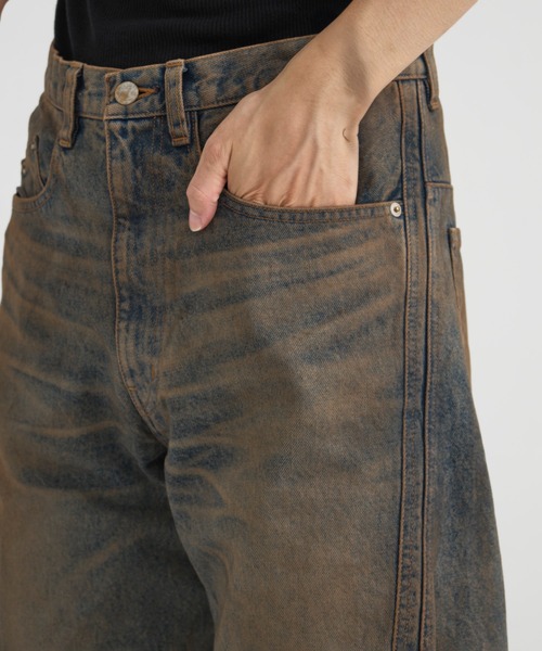 3D TWISTED WIDE LEG JEANS（デニムパンツ）｜NVRFRGT（ネヴァー