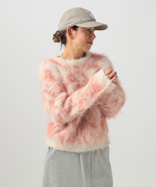 BAYFLOW（ベイフロー）の「ジャガードロングヘアーニットプルオーバー（ニット/セーター・レディース・アイボリー/ブラウン/グレー・FREE）」の15枚目の写真