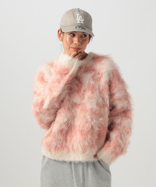 BAYFLOW（ベイフロー）の「ジャガードロングヘアーニットプルオーバー（ニット/セーター・レディース・アイボリー/ブラウン/グレー・FREE）」の14枚目の写真