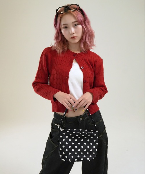 Port（ポート）の「【 SORUTT / ソルト 】 水玉 ドット ショルダーバッグ ＃（ショルダーバッグ・レディース・レッド/ホワイト/ブラック・FREE）」の20枚目の写真