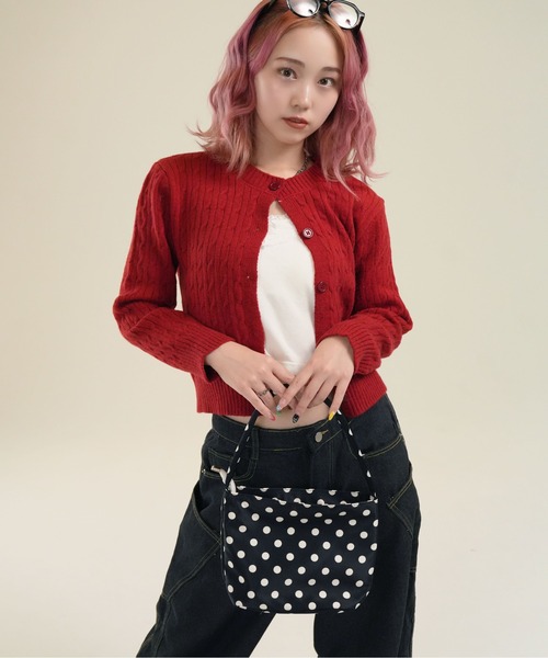 Port（ポート）の「【 SORUTT / ソルト 】 水玉 ドット ショルダーバッグ ＃（ショルダーバッグ・レディース・レッド/ホワイト/ブラック・FREE）」の16枚目の写真