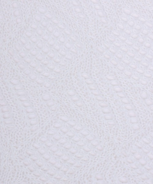 透かし編みニットポンチョ（ポンチョ）｜チチカカ（チチカカ）の