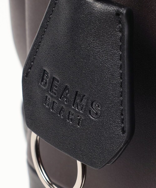 BEAMS HEART(ビームスハート)の「【ユニセックス】フェイクレザー 切替 トートバッグ(ノートPC収納)(トートバッグ・メンズ・ブラウン/ネイビー・ONE SIZE)」の14枚目の写真