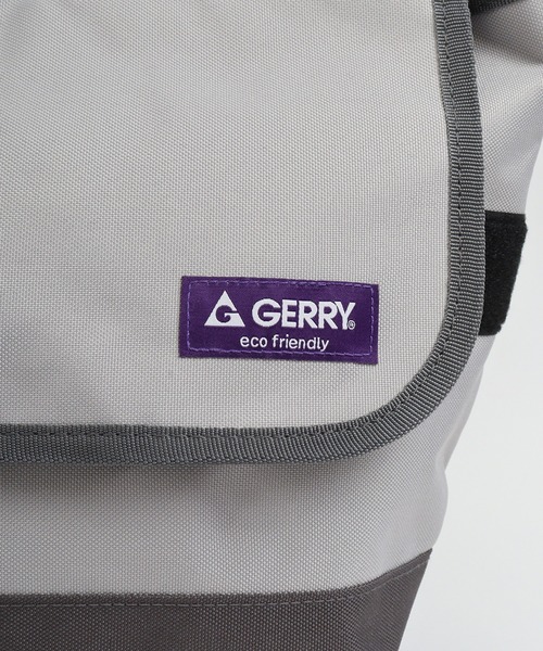 GERRY(ジェリー)の「GERRY はっ水加工 REPREVE スクエア メッセンジャーバッグ(メッセンジャーバッグ・メンズ・ベージュ/グレー/マルチ/ブラック/チャコール・FREE)」の17枚目の写真