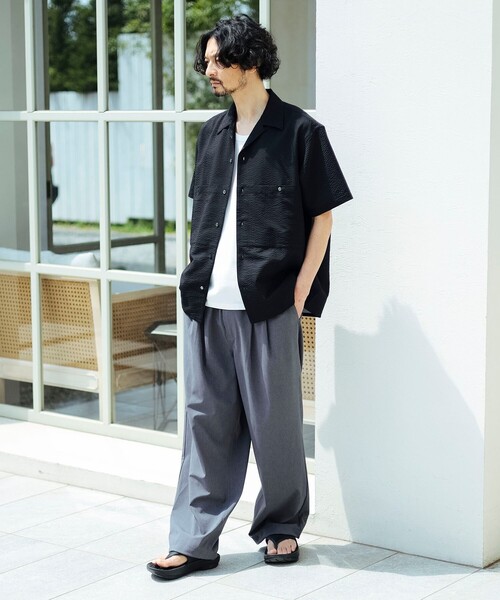 ヘリーハンセン HELLY HANSEN *リネンブレンドヨット柄プリント半袖シャツ*WLブラウス麻混トップス(1-2407-553)【20I42】 HELLY HANSEN ヘリーハンセン *リネンブレンドヨット柄プリント