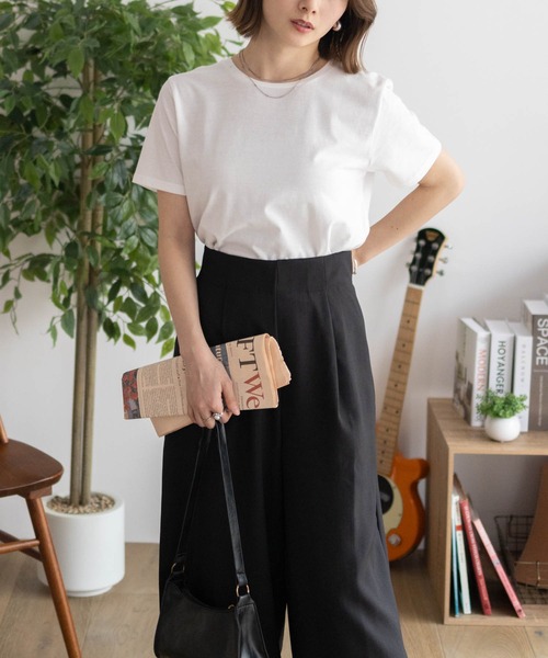 NAVY(ネイビー)の「nAvy 杢麻ライクサロペットアンサンブル(サロペット/オーバーオール・レディース・ブラック/ダークグレー/ブルー系・M/L)」の13枚目の写真