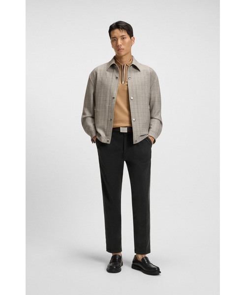 BOSS(ボス)の「テーパードフィットパンツ ストレッチツイル(その他パンツ・メンズ・ライトブラウン/ダークブルー/ブラック・35/40/30/31/32/34/36/38/33/35/34/36/32/34/32/30/32/32/32/38/32)」の13枚目の写真