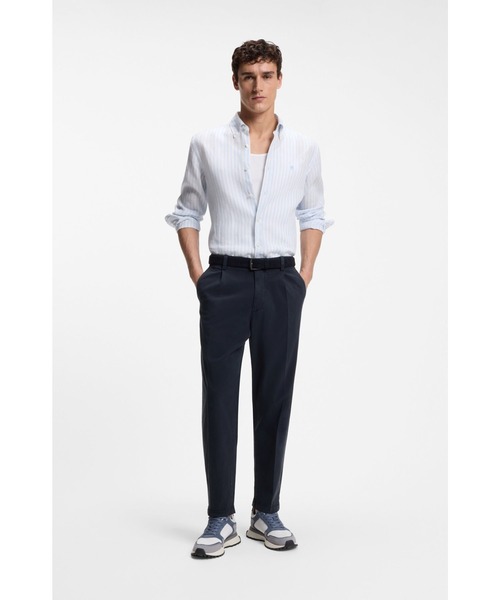 BOSS(ボス)の「テーパードフィットパンツ ストレッチツイル(その他パンツ・メンズ・ライトブラウン/ダークブルー/ブラック・35/40/30/31/32/34/36/38/33/35/34/36/32/34/32/30/32/32/32/38/32)」の18枚目の写真
