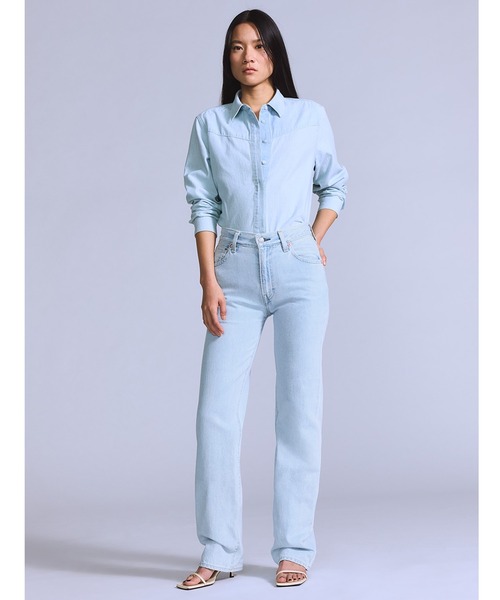 Levi's（リーバイス）の「Levi's/リーバイス BLUETAB(TM) PLANK ストレート ライトインディゴ（デニムパンツ・レディース・インディゴブルー・23inch/24inch/25inch/26inch/27inch/28inch）」の17枚目の写真