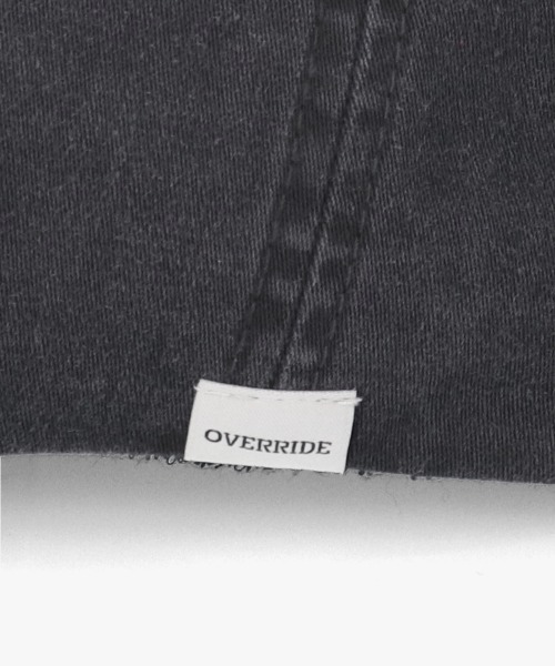 OVERRIDE（オーバーライド）の「OVERRIDE  OGC WASH DAMAGE HUNTING SG / オーバーライド（ハンチング/ベレー帽・レディース・ライトブルー/ブラック/ライトベージュ・58cm）」の17枚目の写真