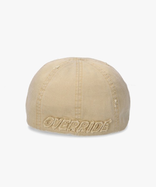 OVERRIDE（オーバーライド）の「OVERRIDE  OGC WASH DAMAGE HUNTING SG / オーバーライド（ハンチング/ベレー帽・レディース・ライトブルー/ブラック/ライトベージュ・58cm）」の7枚目の写真