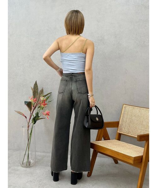 EVRIS（エヴリス）の「ダブルチェーンワンショルトップス（キャミソール・レディース・ブラック/ブルー/グレー・FREE）」の10枚目の写真