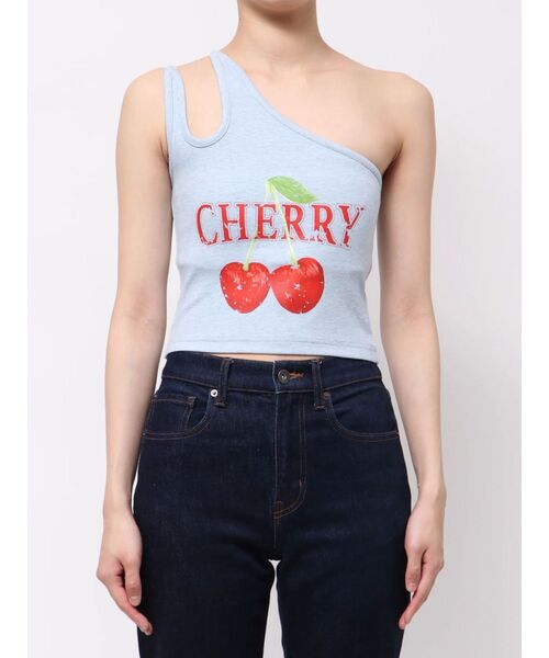 EVRIS（エヴリス）の「ダブルチェーンワンショルトップス（キャミソール・レディース・ブラック/ブルー/グレー・FREE）」の20枚目の写真