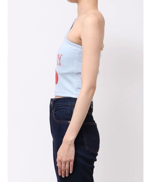 EVRIS（エヴリス）の「ダブルチェーンワンショルトップス（キャミソール・レディース・ブラック/ブルー/グレー・FREE）」の21枚目の写真