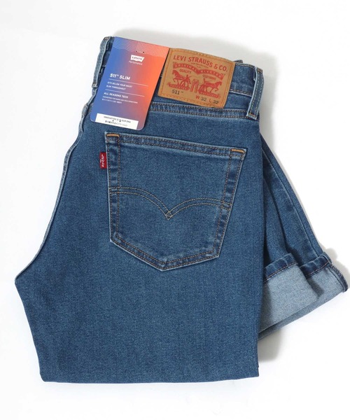 Levi's(リーバイス)の「Levi's/リーバイス 511 SLIM FIT ストレッチデニム スリム フィットストレート(デニムパンツ・メンズ・サックスブルー/インディゴブルー/ブルー・32inch/30inch/34inch/36inch/31inch/33inch)」の20枚目の写真
