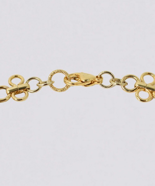 kiehtova（キエトヴァ）の「【kiehtova】FLOUR CHAIN NECKLACE/フラワーチェーンネックレス KT16（ネックレス・レディース・ゴールド/シルバー・FREE）」の4枚目の写真