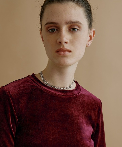 kiehtova（キエトヴァ）の「【kiehtova】FLOUR CHAIN NECKLACE/フラワーチェーンネックレス KT16（ネックレス・レディース・ゴールド/シルバー・FREE）」の5枚目の写真