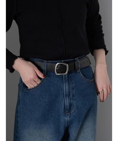 ehka sopo（エヘカソポ）の「エコレザーベルト（ネックレス・レディース・ブラック/ブラウン・F）」の2枚目の写真