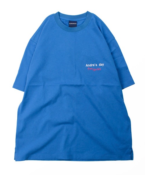 HUMAROUS(ヒューマラス)の「HUMAROUS Andre's day Tee(Tシャツ/カットソー・レディース・杢グレー/オフホワイト/ブラック/ブルー・MEDIUM/X-LARGE/LARGE)」の9枚目の写真