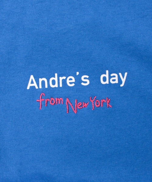 HUMAROUS(ヒューマラス)の「HUMAROUS Andre's day Tee(Tシャツ/カットソー・レディース・杢グレー/オフホワイト/ブラック/ブルー・MEDIUM/X-LARGE/LARGE)」の12枚目の写真