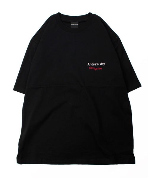 HUMAROUS(ヒューマラス)の「HUMAROUS Andre's day Tee(Tシャツ/カットソー・レディース・杢グレー/オフホワイト/ブラック/ブルー・MEDIUM/X-LARGE/LARGE)」の18枚目の写真