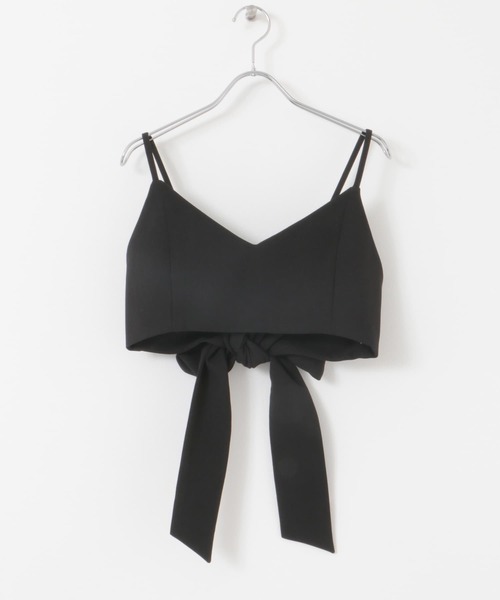 SENSE OF PLACE by URBAN RESEARCH(センスオブプレイスバイアーバンリサーチ)の「バックリボンビスチェ(その他トップス・レディース・ベージュ/ブラック・ONE)」の13枚目の写真